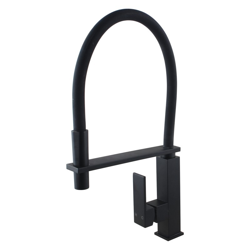 Matte Black 360 Degree Swivel Kitchen Mixer Tap