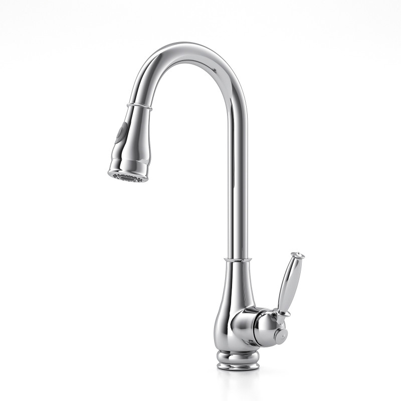Chrome 360 Degree Swivel Kitchen Mixer Tap