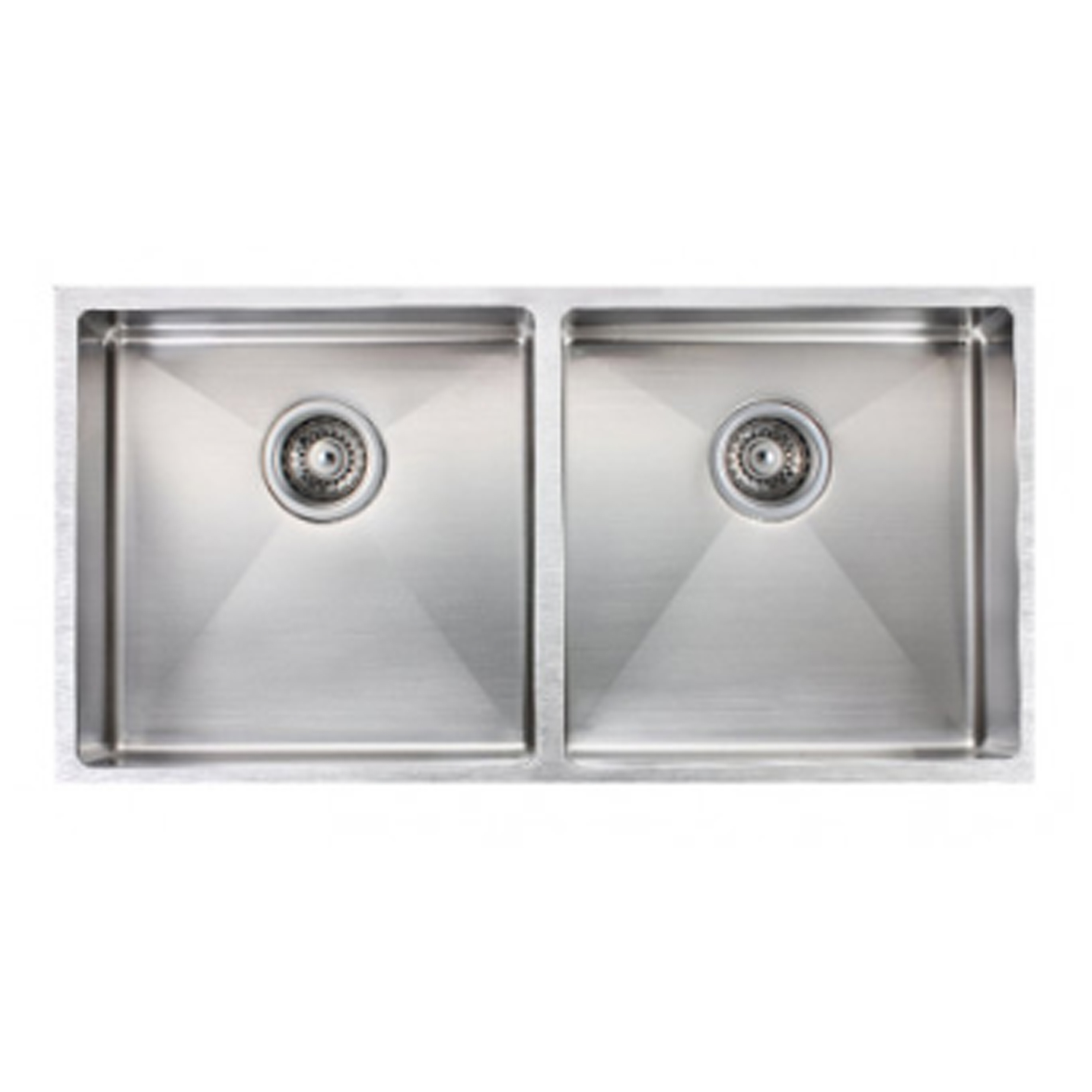 Double Chrome Handmade Kitchen Sink/Bowl