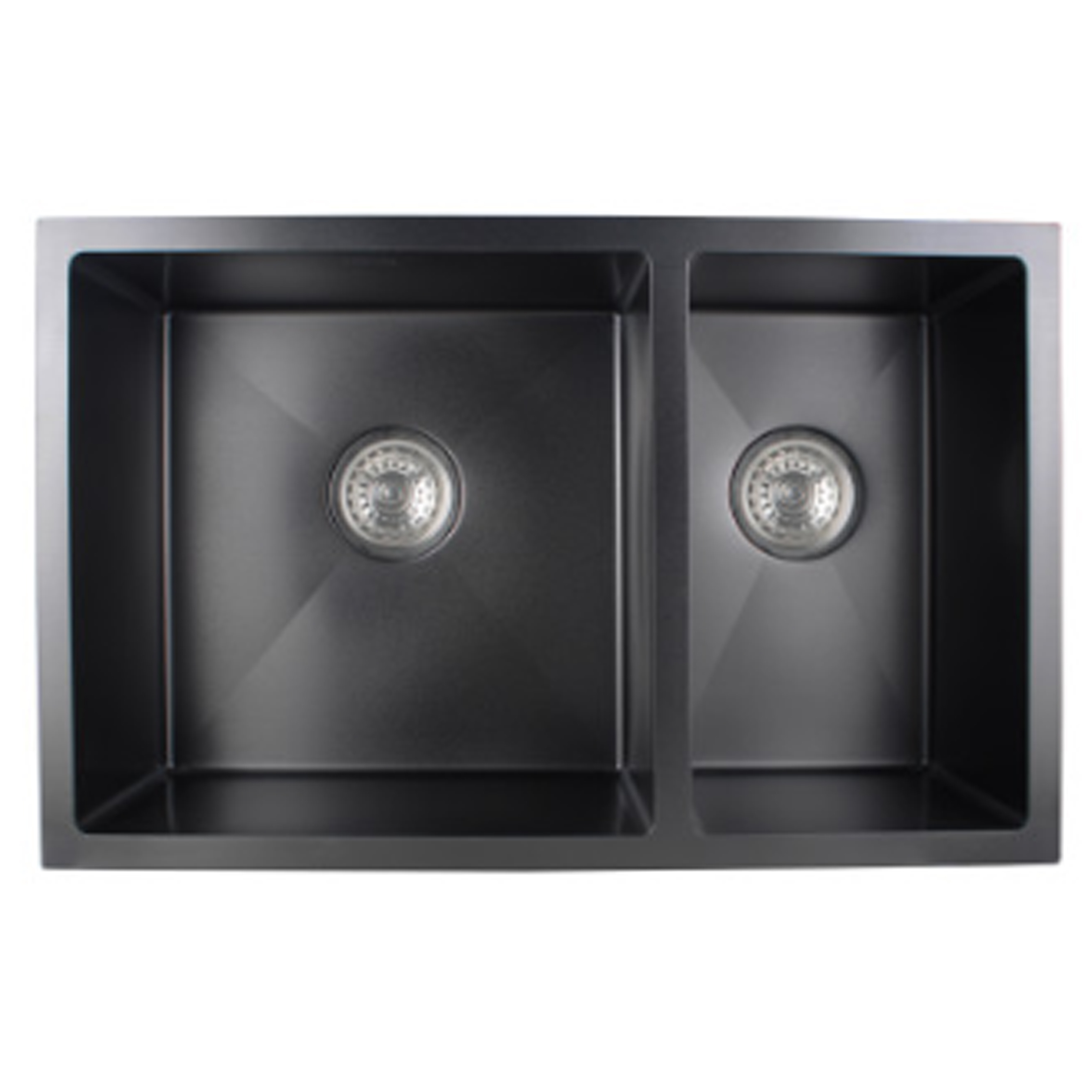 Double Dark Grey Handmade Kitchen Sink/Bowl