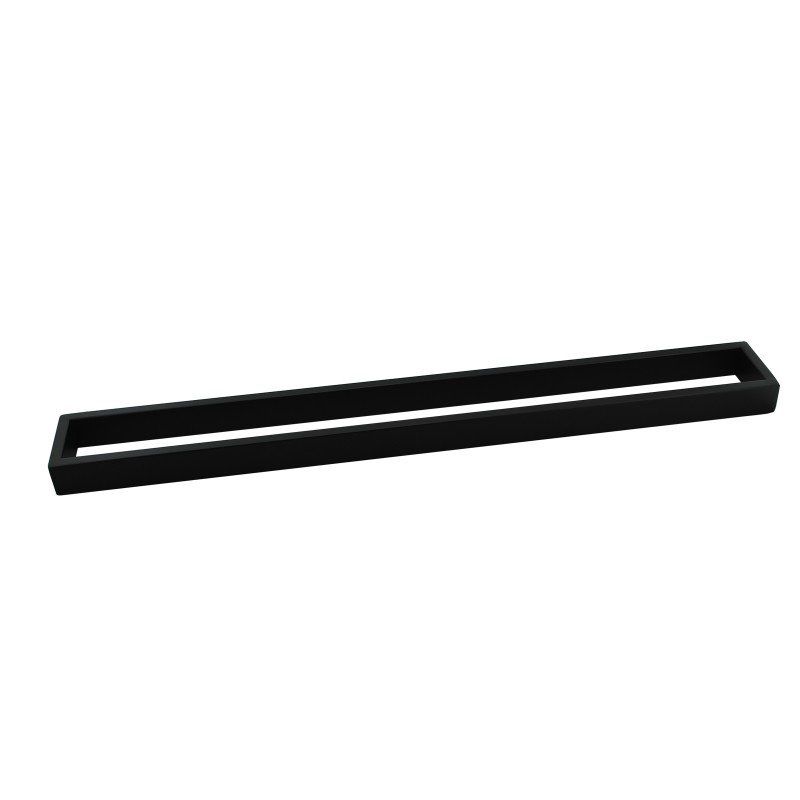 Nero Black Single Towel Rails 600mm