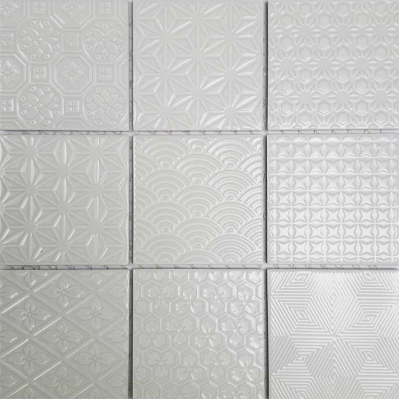 Spirit White Mosaic Sheet