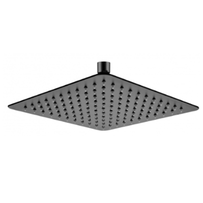 Stainless Steel Matte Black Rainfall Shower Head