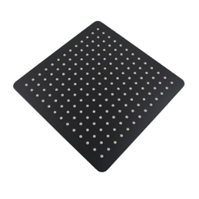 Stainless Steel Matte Black Rainfall Shower Head