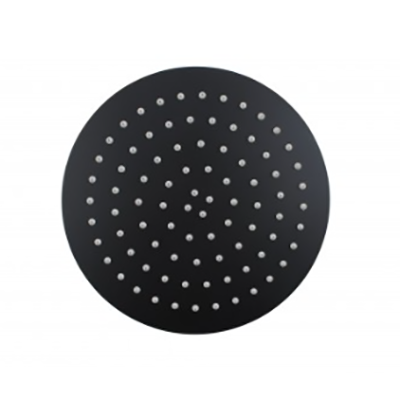 Matte Black Stainless Steel Rainfall Shower Head