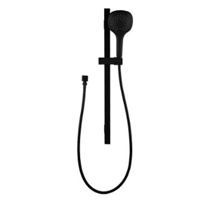 3 Functions Matte Black Shower Rail