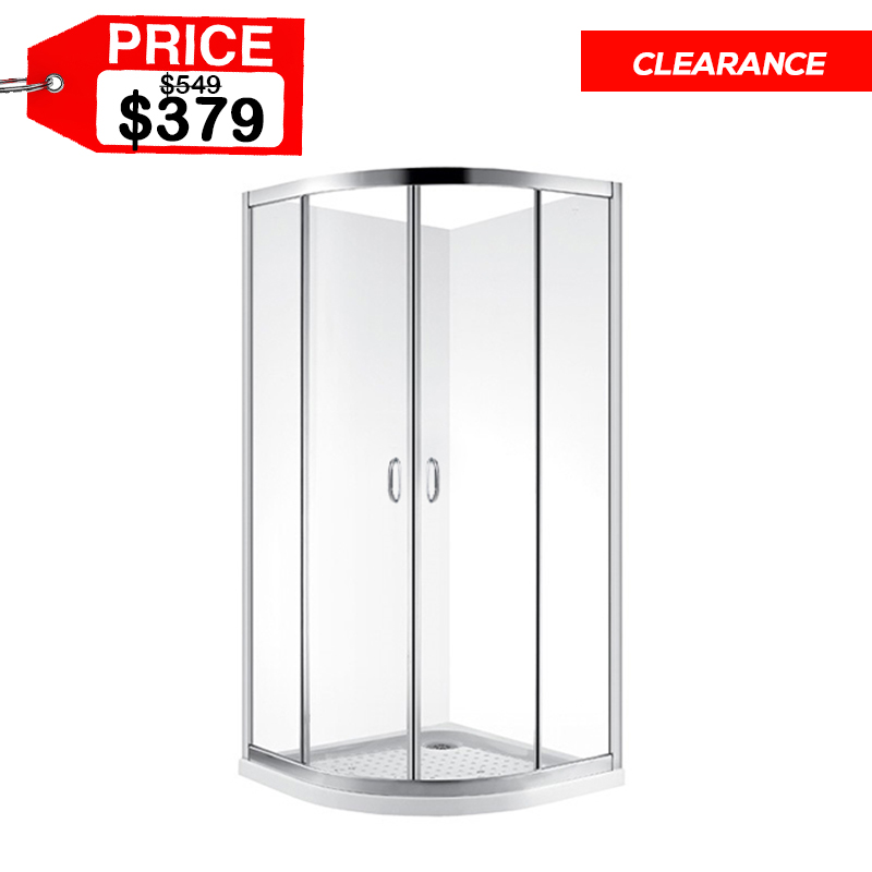 Dolce Villa Double Sliding Door Quadrant Shower