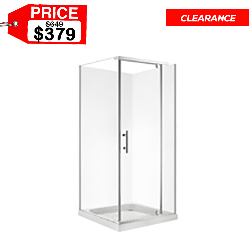 Dolce Villa Square Shower - Door On Hinges - 900 X 900 mm