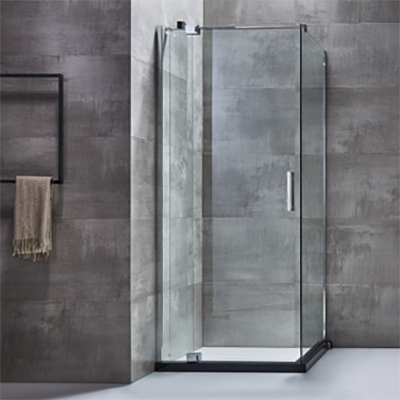 Dolce Villa Square Shower With Hinged Door