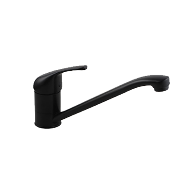 Euro Black Swivel Kitchen Sink Mixer Tap