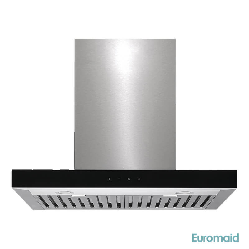 Euromaid 60cm Deluxe Flat Canopy Rangehood, Stainless Steel