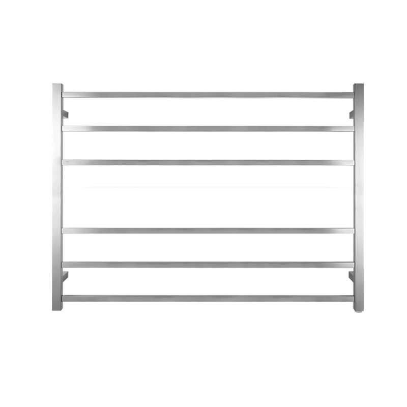 600Hx850Wx120D Square Chrome Electric Heated Towel Rack 6 Bars