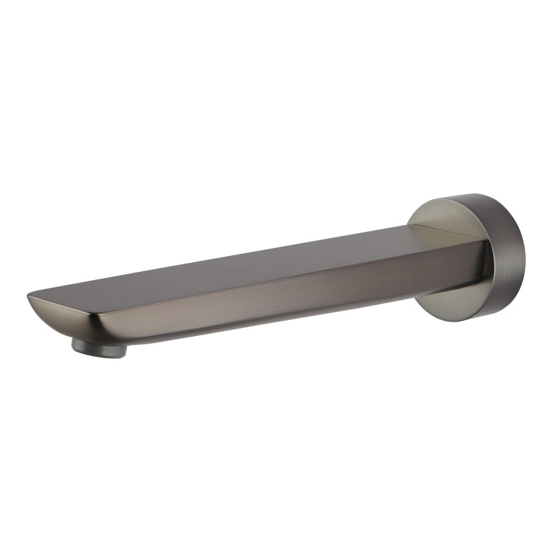 Rumia Brushed Gunmetal Grey Bathtub Spout Basin Wall Spout Water Spout