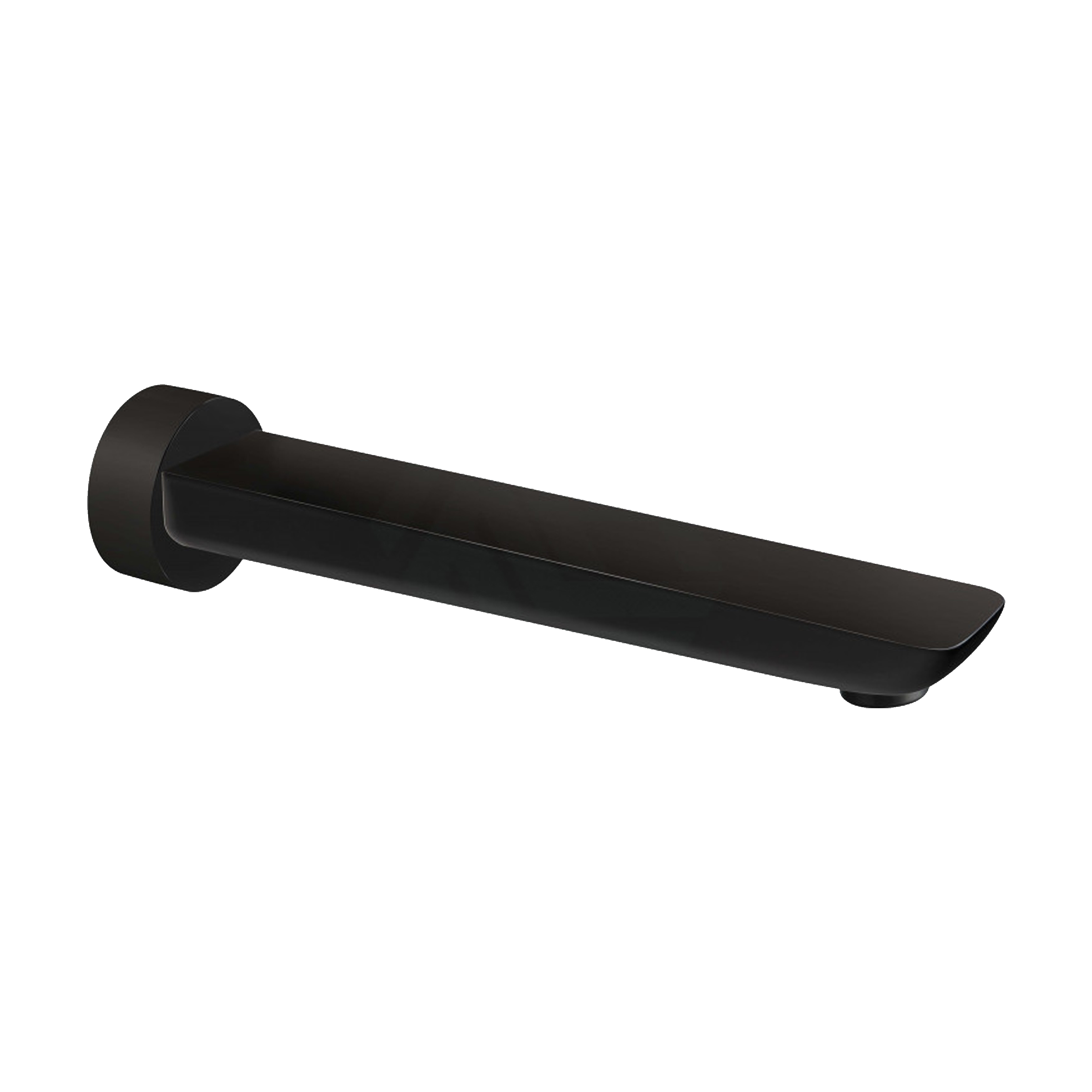 Rumia Matt Black Bathtub/Basin Wall Spout