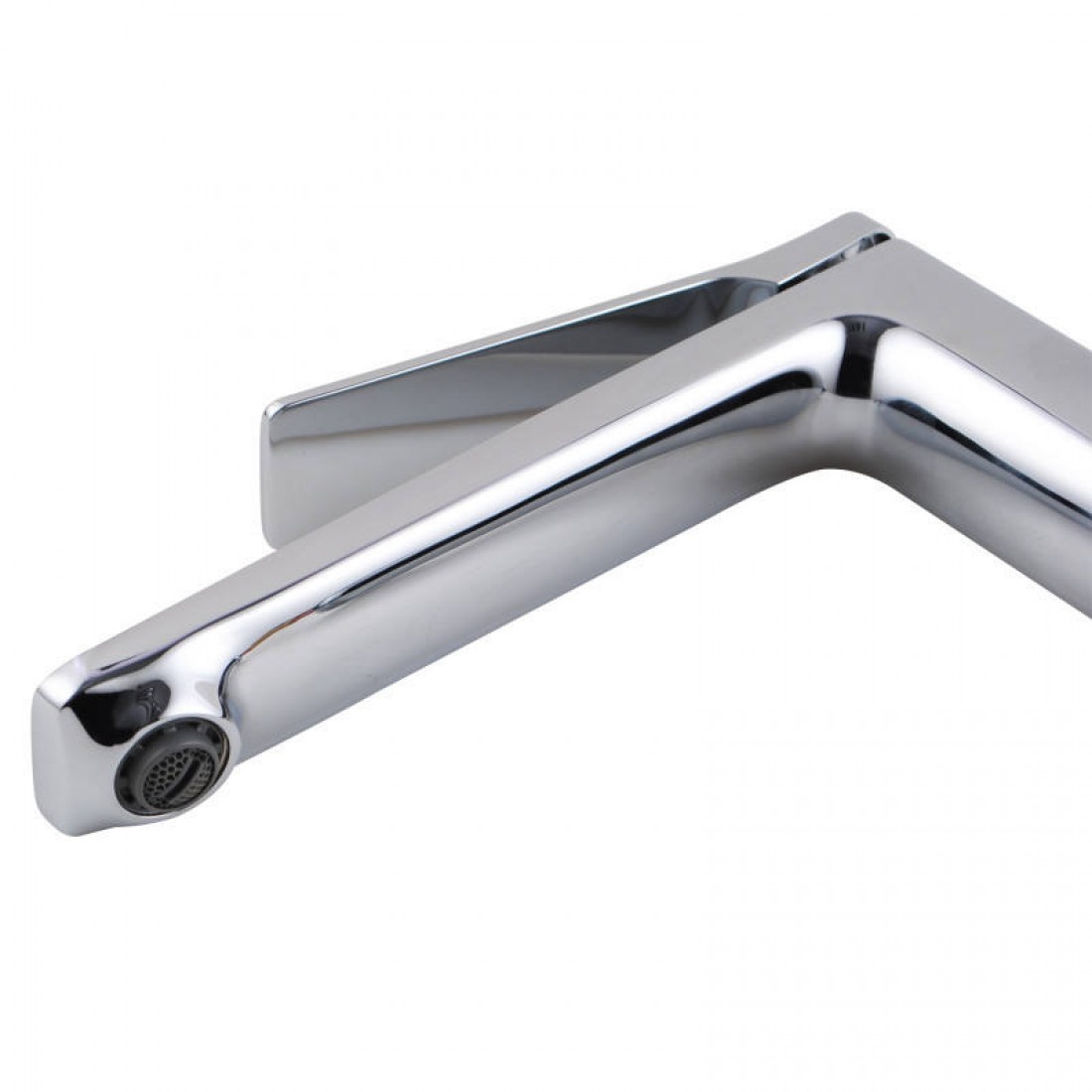 Rumia Bathroom Chrome Tall Basin Mixer Tap Solid Brass Vanity Tap - Image 6