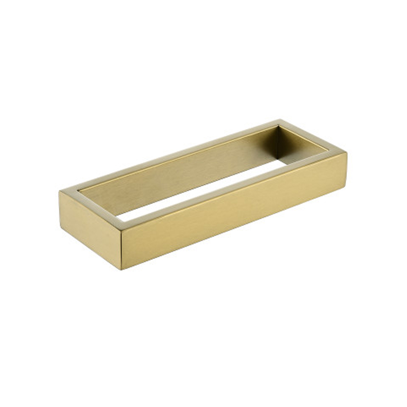 Omar Brushed Yellow Gold Towel Ring