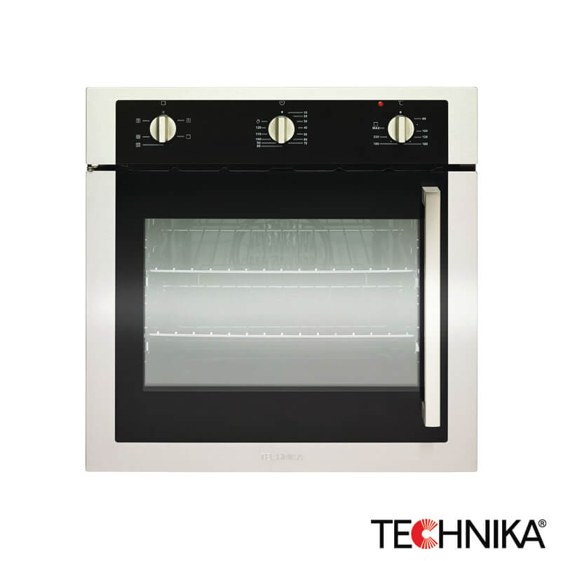 Technika 600mm stainless steel built in oven - HE65FLSS-3