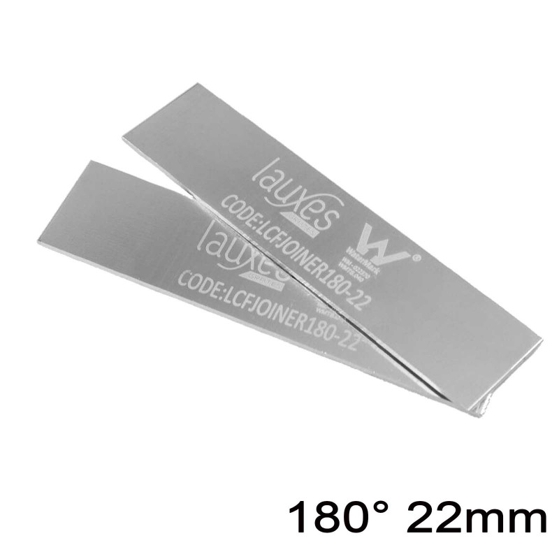 180° Lauxes Silk Silver Pair Shower Grate Joiners 22/26/35mm