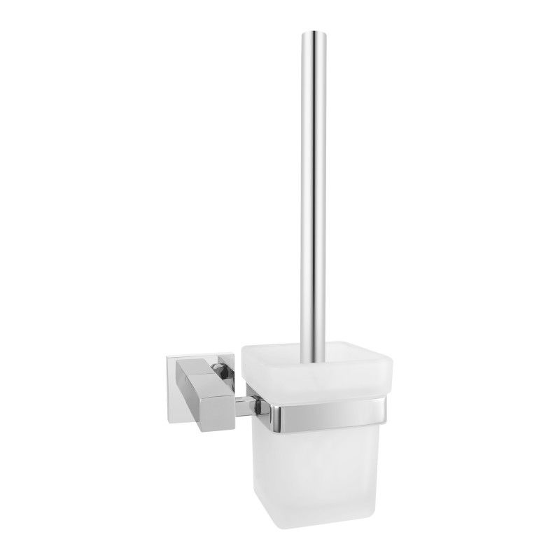 Ottimo Chrome Toilet Brush with Holder