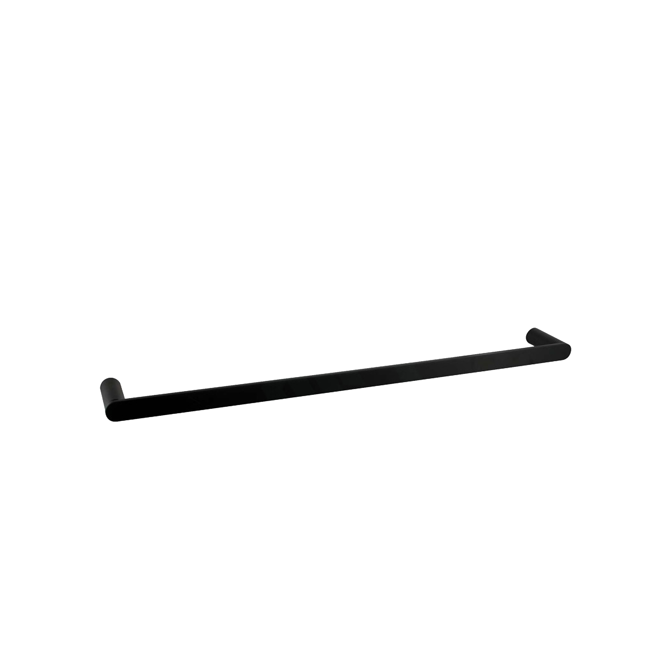 Rumia Black Single Towel Rail 800mm Stainless Steel 304 Wall Mounted