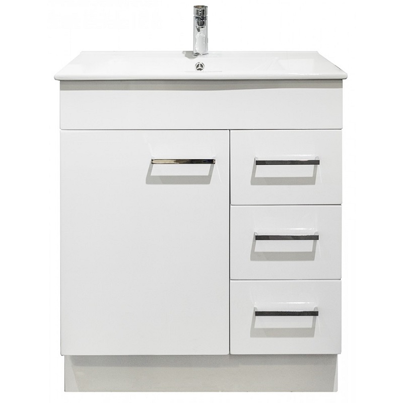 NOVO Floor Standing Vanity 750mm - CLASSIC Ceramic Top