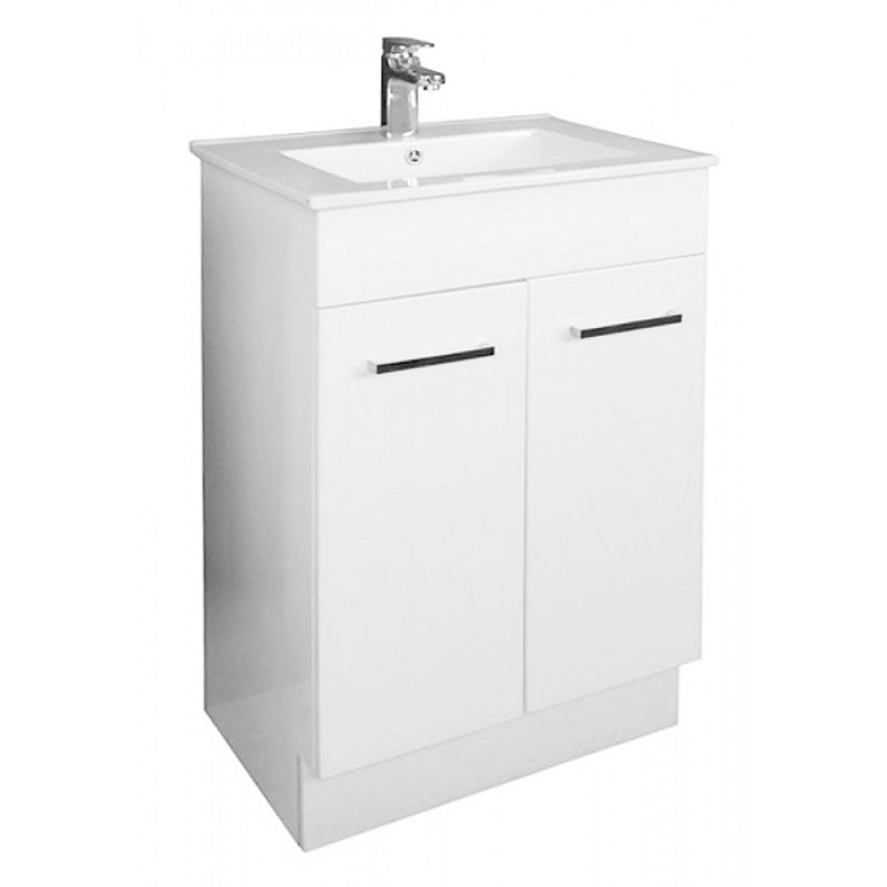 Floor Standing Vanity 600mm - Classic Ceramic Top